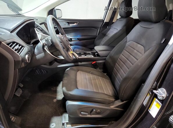 2FMPK4G9XLBA48172 2020 FORD EDGE Black წინა სალონის ხედი
