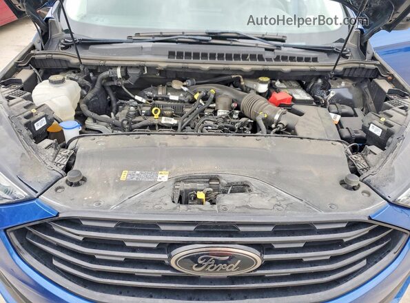 2FMPK4G9XNBB10236 2022 FORD EDGE Blue Engine compartment view