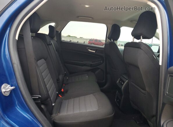2FMPK4G9XNBB10236 2022 FORD EDGE Blue Rear interior view