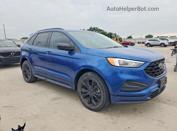 2FMPK4G9XNBB10236 2022 FORD EDGE Blue Front right