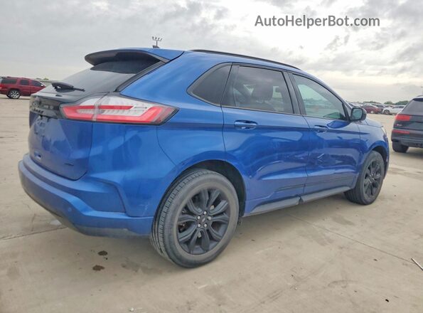 2FMPK4G9XNBB10236 2022 FORD EDGE Blue Rear right