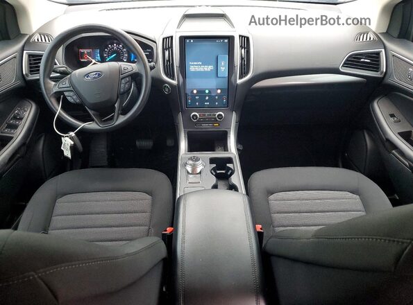 2FMPK4G9XNBB10236 2022 FORD EDGE Blue Dashboard view
