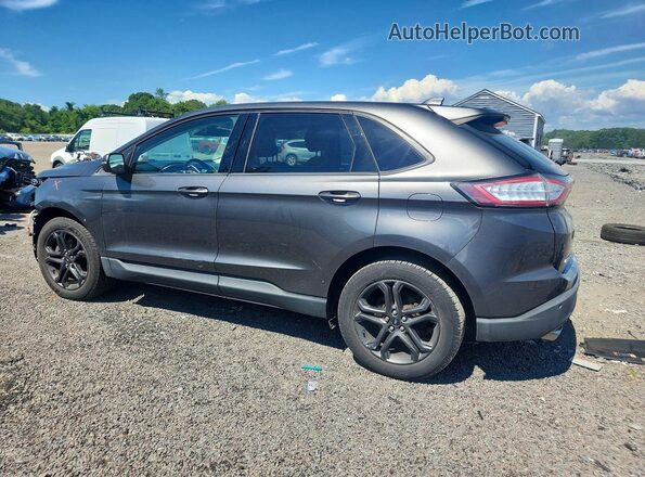 2FMPK4J80JBB66552 2018 FORD EDGE Gray Rear left
