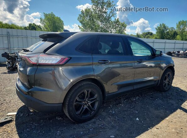 2FMPK4J80JBB66552 2018 FORD EDGE Gray Rear right