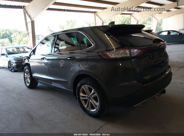 2FMPK4J80JBC35031 2018 FORD EDGE Gray Задня ліва чверть