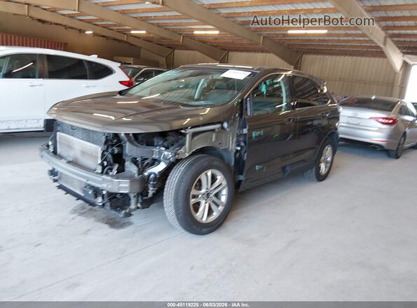 2FMPK4J80JBC35031 2018 FORD EDGE Gray Передня ліва чверть