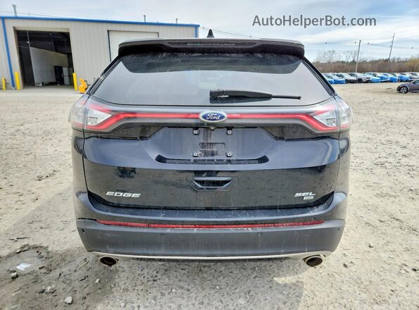 2FMPK4J81HBB08198 2017 FORD EDGE Black Widok z tyłu