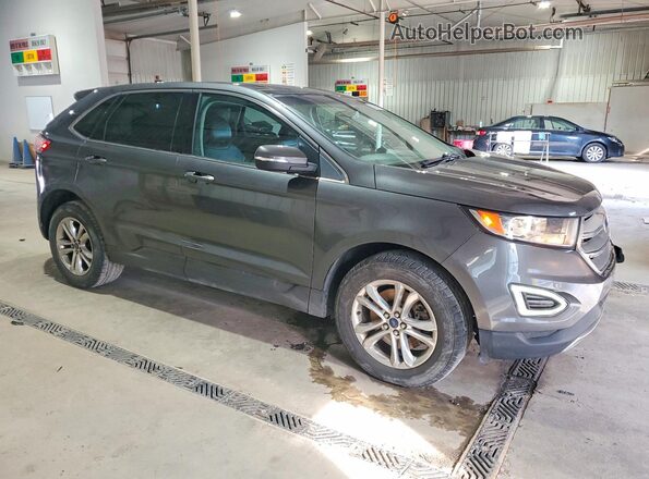 2FMPK4J81HBB66067 2017 FORD EDGE Gray 