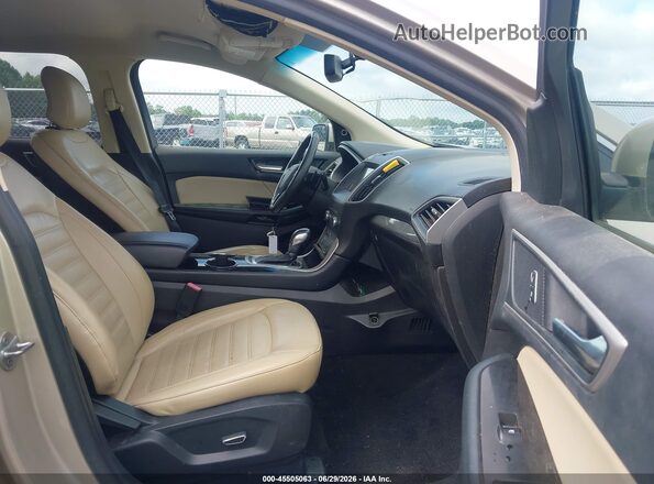 2FMPK4J81HBC69246 2017 FORD EDGE Champagne წინა სალონის ხედი