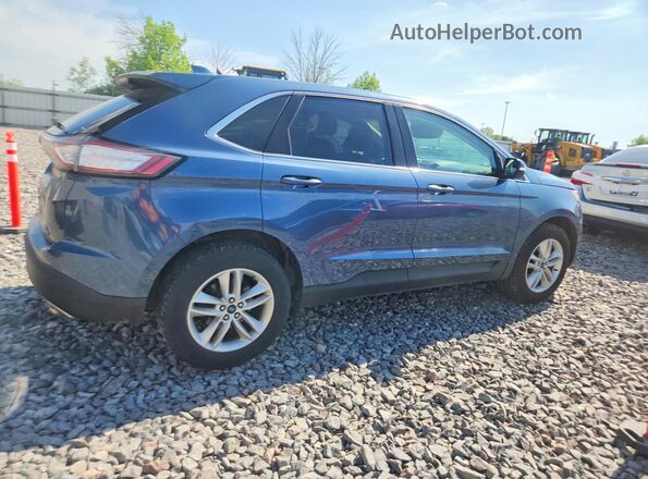 2FMPK4J81JBB69377 2018 FORD EDGE Blue უკანა მარჯვენა