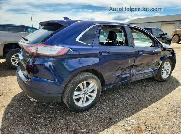 2FMPK4J82GBC10477 2016 FORD EDGE Blue 