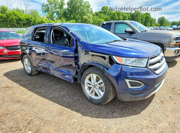 2FMPK4J82GBC10477 2016 FORD EDGE Blue 