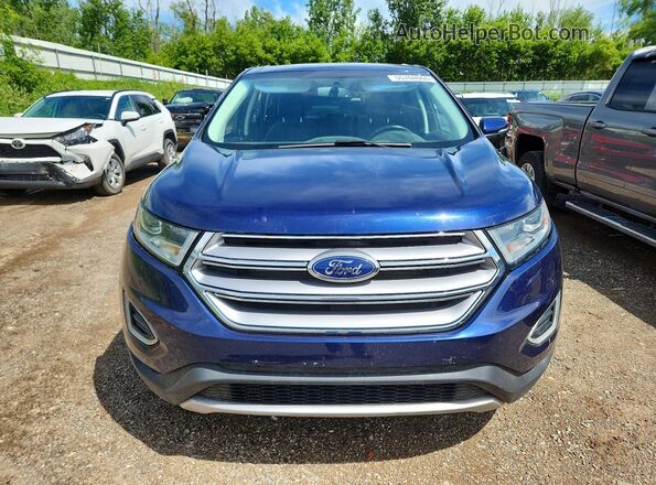 2FMPK4J82GBC10477 2016 FORD EDGE Blue 