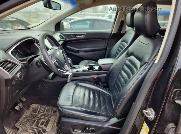 2FMPK4J82GBC37145 2016 FORD EDGE Black Вид салону спереду