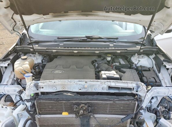 2FMPK4J83GBB46322 2016 FORD EDGE White ძრავის განყოფილების ხედი