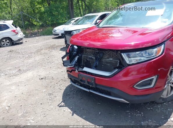 2FMPK4J83GBB46840 2016 FORD EDGE Red Front view