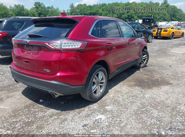 2FMPK4J83GBB46840 2016 FORD EDGE Red Rear right