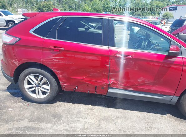 2FMPK4J83JBB69817 2018 FORD EDGE Burgundy Դիմացի տեսք