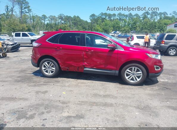 2FMPK4J83JBB69817 2018 FORD EDGE Burgundy Սալոնի հետևի տեսք