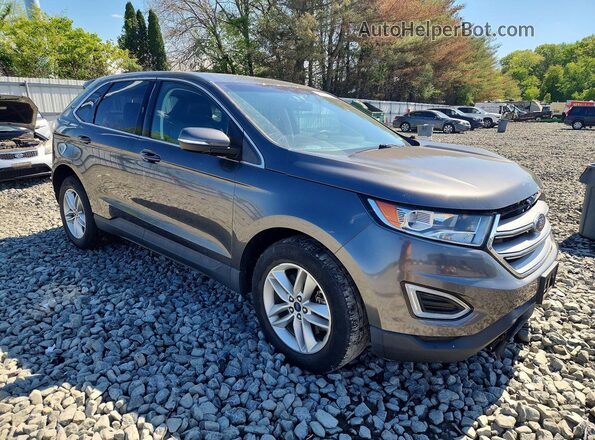 2FMPK4J83JBC09443 2018 FORD EDGE Gray Առջևի աջ