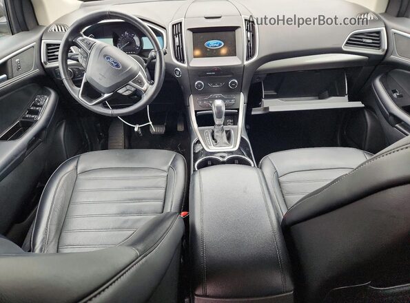 2FMPK4J83JBC09443 2018 FORD EDGE Gray Առջևի վահանակի տեսք