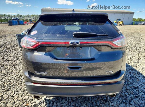 2FMPK4J83JBC09443 2018 FORD EDGE Gray Հետևի տեսք