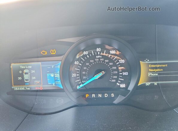 2FMPK4J83JBC09443 2018 FORD EDGE Gray Սարքավորումների վահանակի տեսք