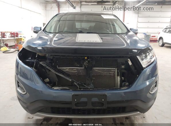 2FMPK4J83JBC59615 2018 FORD EDGE Blue Սալոնի հետևի տեսք
