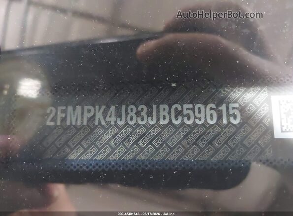 2FMPK4J83JBC59615 2018 FORD EDGE Blue Շարժիչի բաժամունքի տեսք