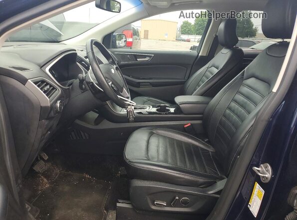 2FMPK4J84GBC05426 2016 FORD EDGE Blue Vista interior delantera