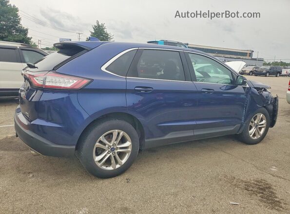 2FMPK4J84GBC05426 2016 FORD EDGE Blue Trasero derecho