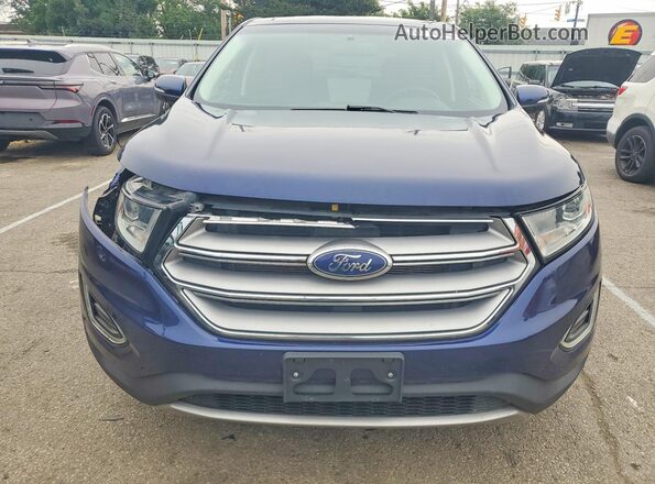 2FMPK4J84GBC05426 2016 FORD EDGE Blue Vista frontal