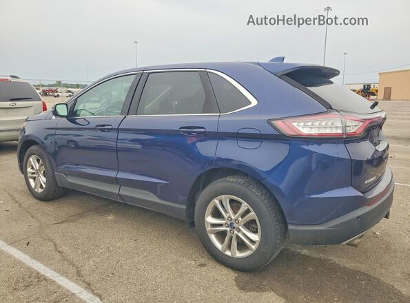 2FMPK4J84GBC05426 2016 FORD EDGE Blue Trasero izquierdo