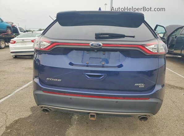 2FMPK4J84GBC05426 2016 FORD EDGE Blue Vista trasera