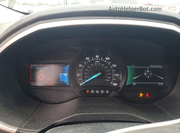 2FMPK4J84GBC05426 2016 FORD EDGE Blue Vista del cuadro de instrumentos