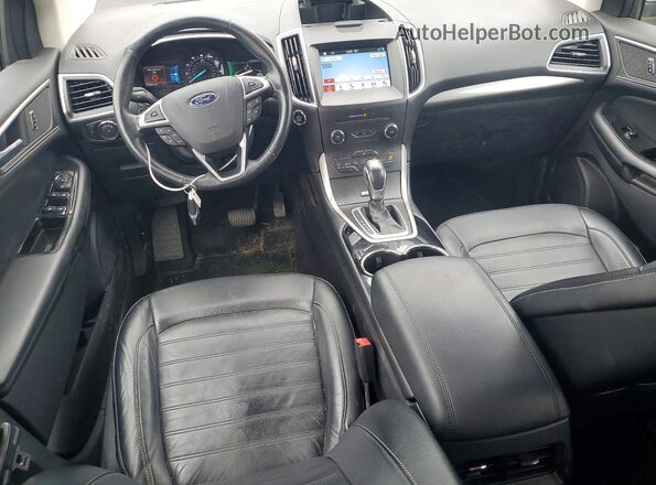 2FMPK4J84GBC05426 2016 FORD EDGE Blue Vista del salpicadero
