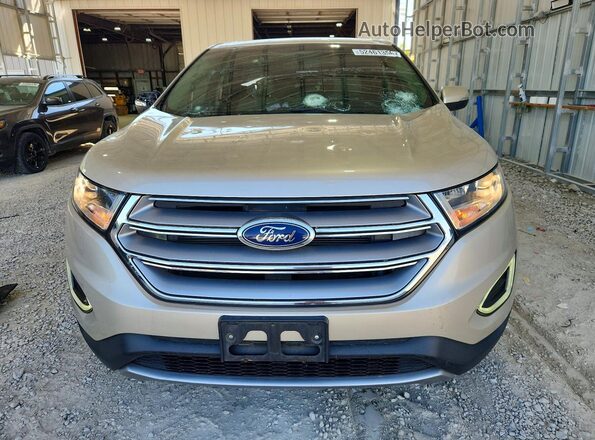 2FMPK4J84HBC04178 2017 FORD EDGE Tan Դիմացի տեսք