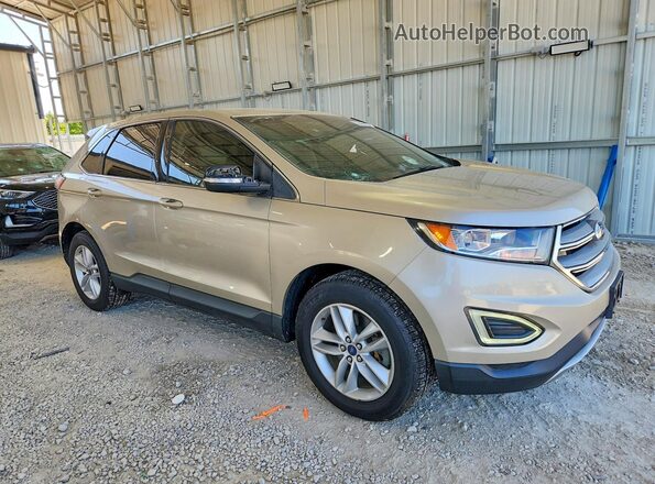 2FMPK4J84HBC04178 2017 FORD EDGE Tan Առջևի աջ