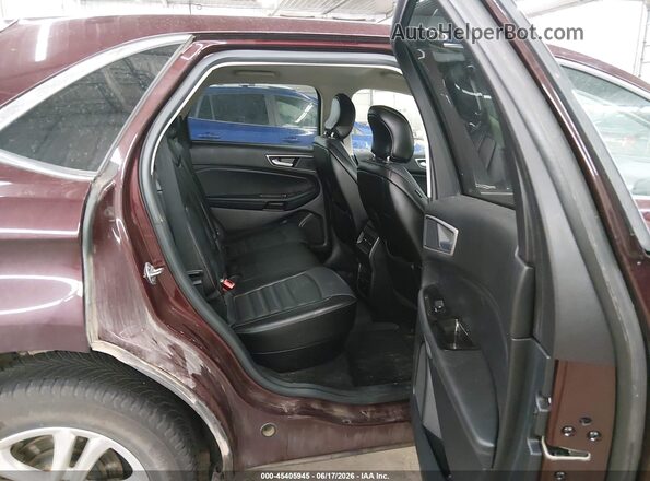 2FMPK4J84JBB52654 2018 FORD EDGE Темно-бордовый Вид наклейки с VIN-кодом