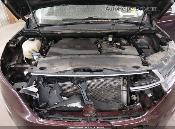 2FMPK4J84JBB52654 2018 FORD EDGE Темно-бордовый Вид сзади
