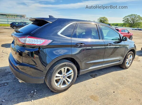 2FMPK4J85HBB99735 2017 FORD EDGE Черный Задняя правая четверть