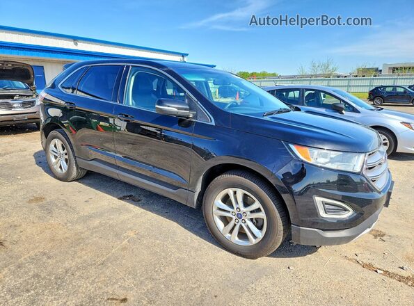 2FMPK4J85HBB99735 2017 FORD EDGE Черный Передняя правая четверть
