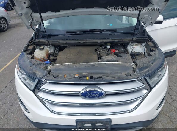 2FMPK4J85JBC27622 2018 FORD EDGE White უკანა ხედი