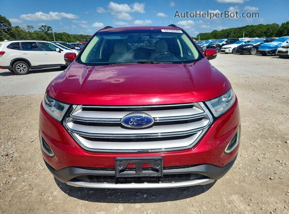 2FMPK4J86HBC68545 2017 FORD EDGE Red Դիմացի տեսք