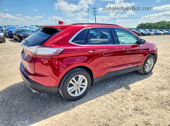 2FMPK4J86HBC68545 2017 FORD EDGE Red Հետևի աջ