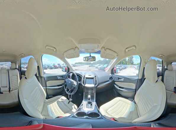 2FMPK4J86HBC68545 2017 FORD EDGE Red VIN կոդի պիտակի տեսք