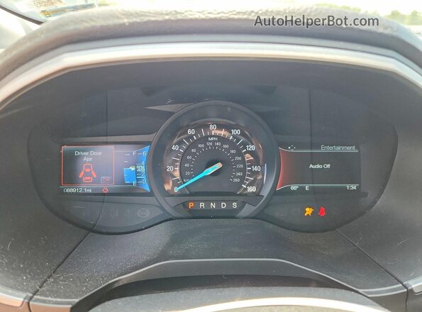 2FMPK4J86JBB49657 2018 FORD EDGE Золотой Вид щитка приборов