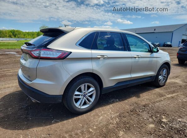 2FMPK4J86JBB49657 2018 FORD EDGE Золотой Задняя правая четверть
