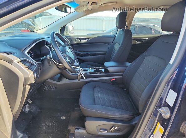 2FMPK4J87HBC18821 2017 FORD EDGE Blue Вид салону спереду