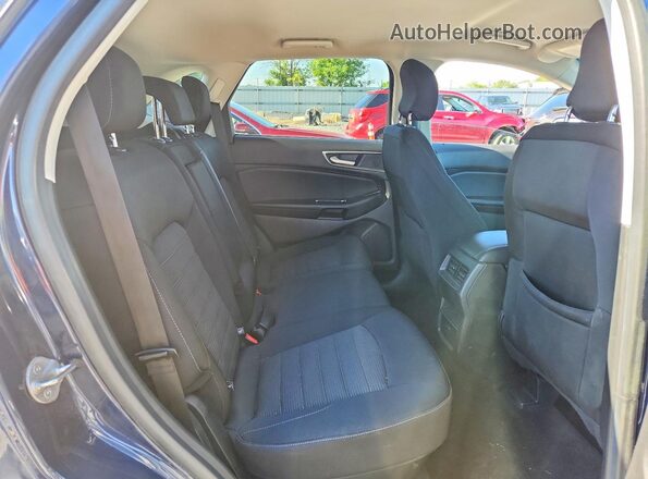 2FMPK4J87HBC18821 2017 FORD EDGE Blue Вид задніх сидінь
